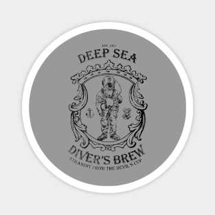 Deep Sea Diver's Brew Est.1901 (distressed) Magnet